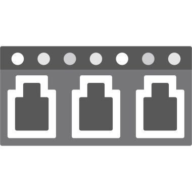 Web Kullanımı için Ağ Simgesi, Vektör İllüstrasyonu