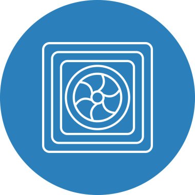 Web Kullanımı için Fan Simgesi, Vektör İllüstrasyonu