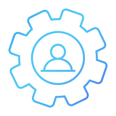 Web Kullanımı için Kullanıcı Simgesi, Vektör İllüstrasyonu