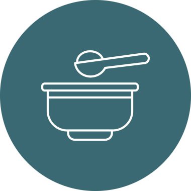 Bebek maması Simgesi, Web Kullanımı için Vektör İllüstrasyonu