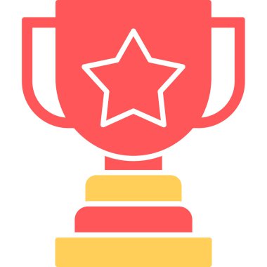 Web Kullanımı İçin Ödül Simgesi, Vektör İllüstrasyonu