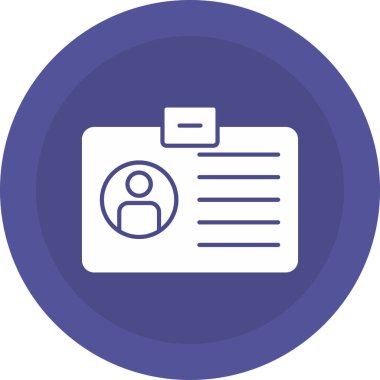 Web kullanımı için Üyelik Simgesi, Vektör İllüstrasyonu