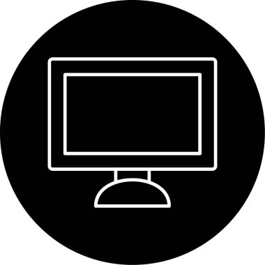 Web Kullanımı için Bilgisayar Simgesi, Vektör İllüstrasyonu