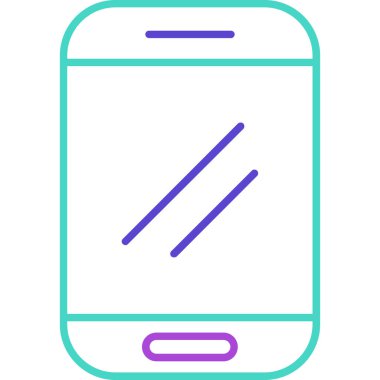 Web Kullanımı için Telefon Simgesi, Vektör İllüstrasyonu