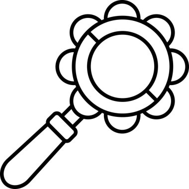 Rattle.svg Simgesi, Web Kullanımı için Vektör İllüstrasyonu