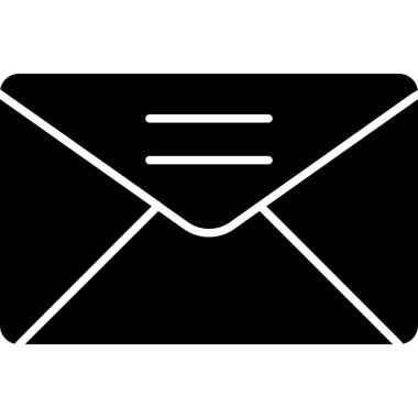 Web Kullanımı için E- posta Simgesi, Vektör İllüstrasyonu