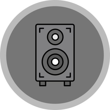 Web Kullanımı için Sözcü Simgesi, Vektör İllüstrasyonu