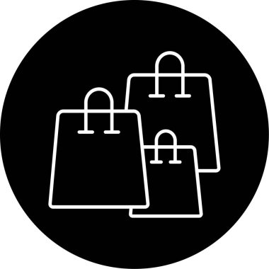 Alışveriş Torbaları Simgesi, Web Kullanımı için Vektör Resimleri