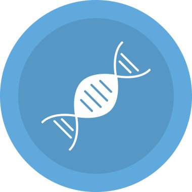 Web Kullanımı için DNA Simgesi, Vektör İllüstrasyonu