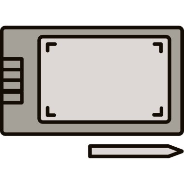 Elektronik Aygıt Simgesi, Web Kullanımı için Vektör İllüstrasyonu