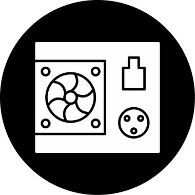 Psu Simgesi, Web Kullanımı için Vektör İllüstrasyonu