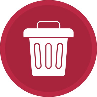 Bin Simge, Web Kullanımı için Vektör İllüstrasyonu