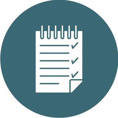 Web Kullanımı için Görev Simgesi, Vektör İllüstrasyonu