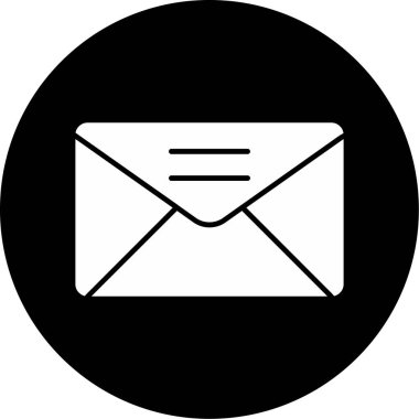 Web Kullanımı için E- posta Simgesi, Vektör İllüstrasyonu