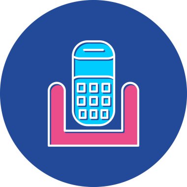 Web Kullanımı için Kablosuz Telefon Simgesi, Vektör Resimleri