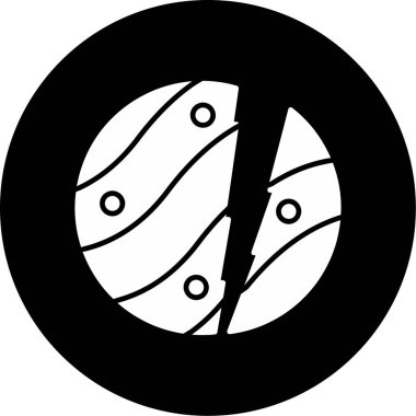 Web Kullanımı İçin Yok Edilmiş Simge, Vektör İllüstrasyonu