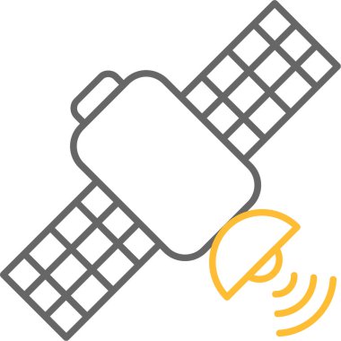 Web Kullanımı için Uydu Simgesi, Vektör Resimleri