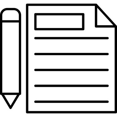 Contract.svg Simgesi, Web Kullanımı için Vektör İllüstrasyonu