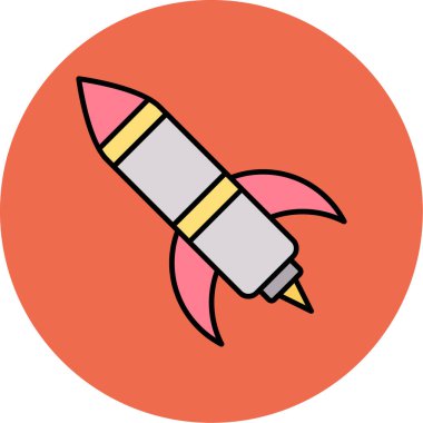 Web Kullanımı için Mezail Simgesi, Vektör İllüstrasyonu