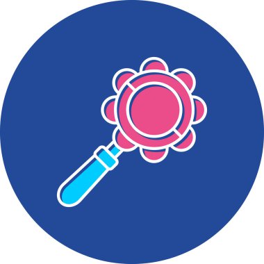 Web Kullanımı için Çıngırak Simgesi, Vektör İllüstrasyonu