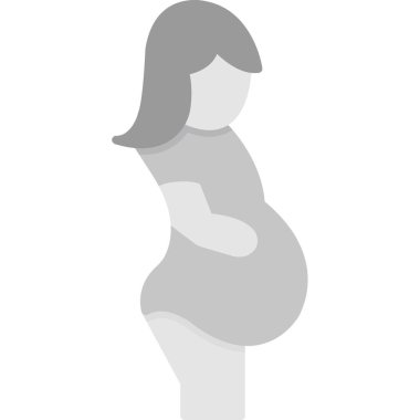 Web Kullanımı için Hamilelik Simgesi, Vektör İllüstrasyonu