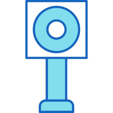 Web Kullanımı için Butterstamp Simgesi, Vektör İllüstrasyonu