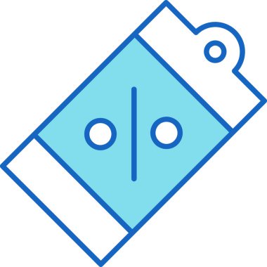 Web Kullanımı için Satış Etiketi Simgesi, Vektör İllüstrasyonu