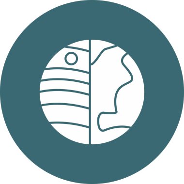 Web Kullanımı İçin Tutulma Simgesi, Vektör İllüstrasyonu