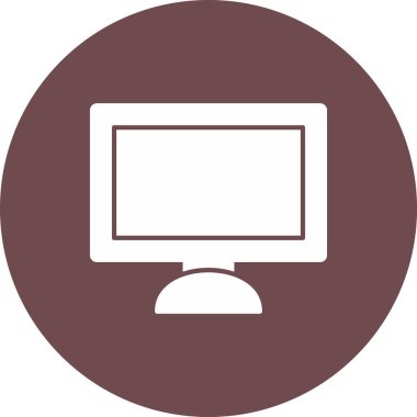 Web Kullanımı için Bilgisayar Simgesi, Vektör İllüstrasyonu