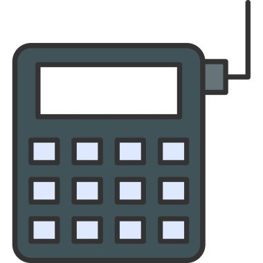 Web Kullanımı için Telefon Simgesi, Vektör İllüstrasyonu