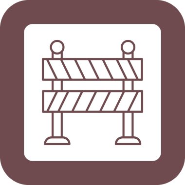 Yol Bariyeri Simgesi, Web Kullanımı için Vektör Resimleri