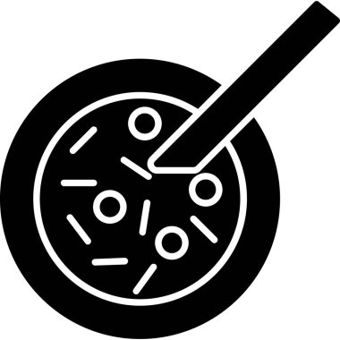 Petri Tabağı Simgesi, Web Kullanımı için Vektör İllüstrasyonu