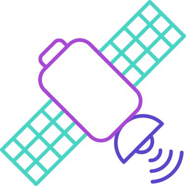Web Kullanımı için Uydu Simgesi, Vektör Resimleri