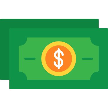 Web Kullanımı için Para Simgesi, Vektör İllüstrasyonu