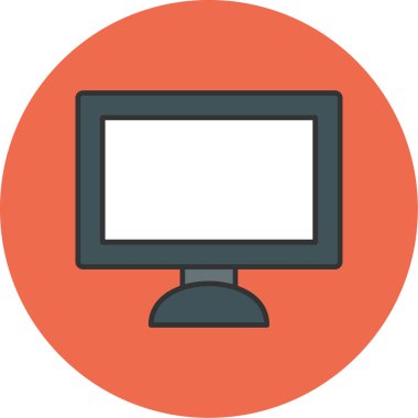 Web Kullanımı için Bilgisayar Simgesi, Vektör İllüstrasyonu