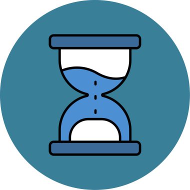 Web Kullanımı için Kum İzleme Simgesi, Vektör İllüstrasyonu
