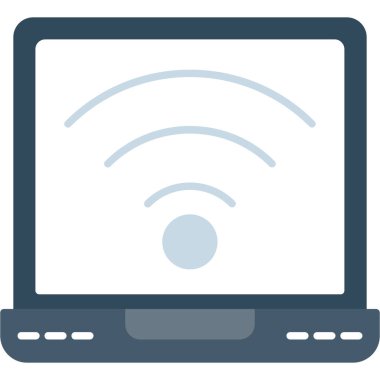 Web Kullanımı için Wifi Simgesi, Vektör İllüstrasyonu