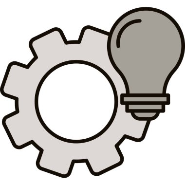 Web Kullanımı için Vektör İllüstrasyonu Gear Simgesi