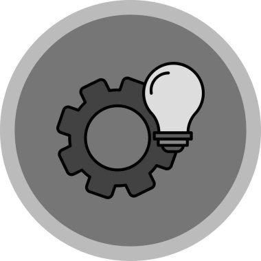 Web Kullanımı için Vektör İllüstrasyonu Gear Simgesi