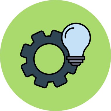 Web Kullanımı için Vektör İllüstrasyonu Gear Simgesi