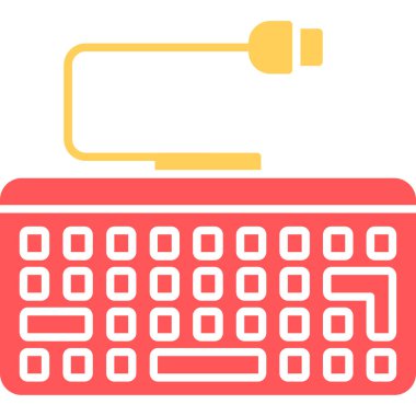 Web Kullanımı için Klavye Simgesi, Vektör İllüstrasyonu