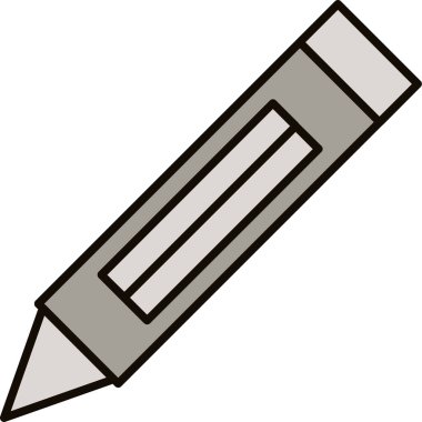 Web Kullanımı için Kalem Simgesi, Vektör İllüstrasyonu