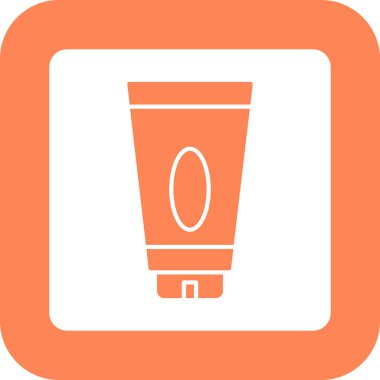 Vücut Losyonu Simgesi, Web Kullanımı için Vektör İllüstrasyonu