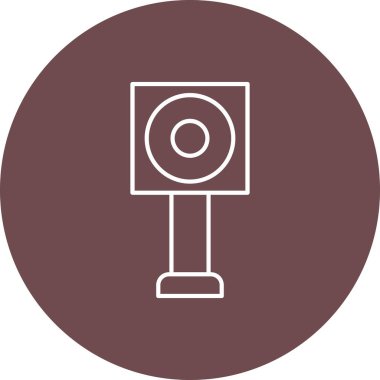 Web Kullanımı için Butterstamp Simgesi, Vektör İllüstrasyonu