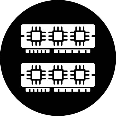 Ram Simgesi, Web Kullanımı için Vektör İllüstrasyonu