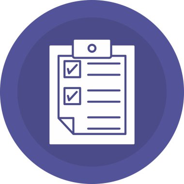 Web Kullanımı için Not Defteri Simgesi, Vektör İllüstrasyonu