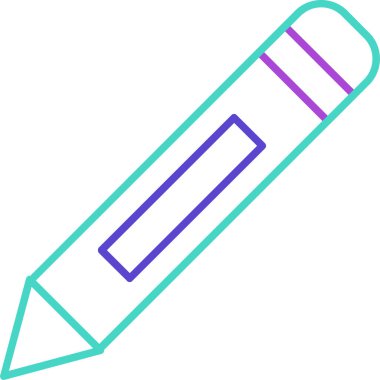 Web Kullanımı için Kalem Simgesi, Vektör İllüstrasyonu