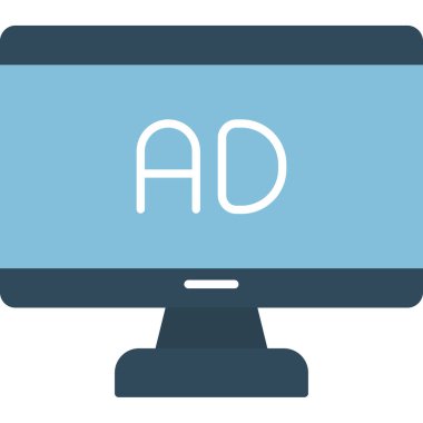 Web Kullanımı için Ad Simgesi, Vektör İllüstrasyonu