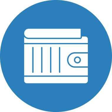 Web Kullanımı için Cüzdan Simgesi, Vektör İllüstrasyonu