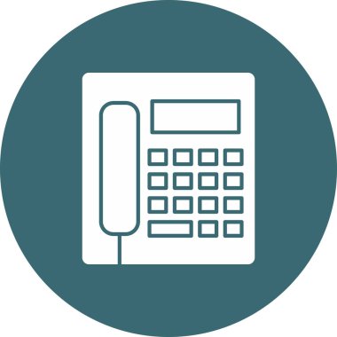 Web Kullanımı için Telefon kulübesi Simgesi, Vektör İllüstrasyonu